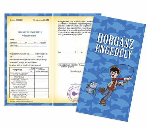 Horgász engedély Bizonyítvány