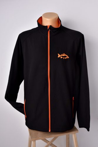 Softshell kabát hímzet ponty mintával